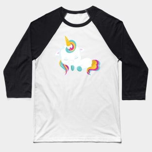 Little Unicorn, Sleeping Unicorn, Magic Unicorn Baseball T-Shirt